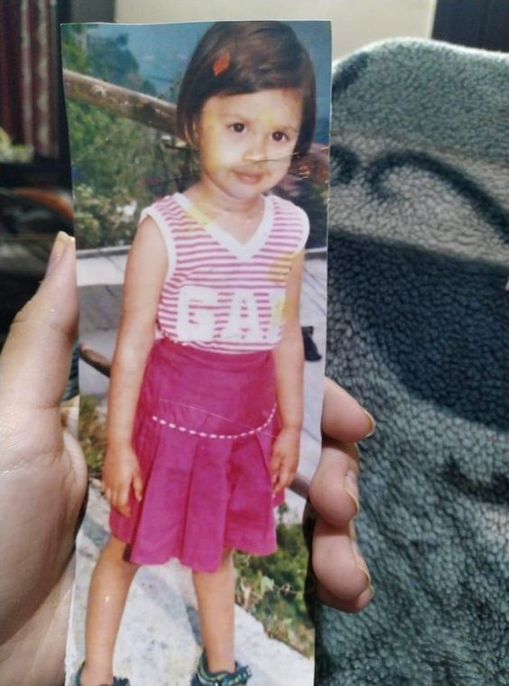 Aditi as a child